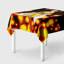 Скатерть для стола Ванпанчмен Сайтама Saitama, цвет: 3D-принт — фото 2