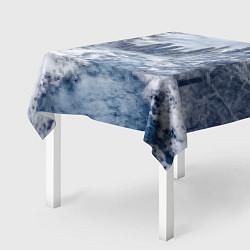 Скатерть для стола СНЕЖНЫЙ ПЕЙЗАЖ, цвет: 3D-принт — фото 2