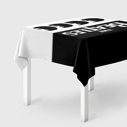 Скатерть для стола The Beatles черно - белый партер, цвет: 3D-принт — фото 2