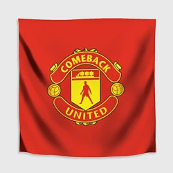 Скатерть для стола Камбек Юнайтед это Манчестер юнайтед, цвет: 3D-принт