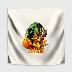 Скатерть для стола Группа Led Zeppelin арт, цвет: 3D-принт