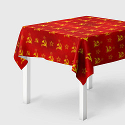 Скатерть для стола Серп и Молот - СССР, цвет: 3D-принт — фото 2