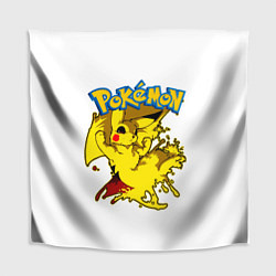 Скатерть для стола Пикачу злой Pokemon, цвет: 3D-принт