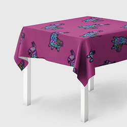 Скатерть для стола Фортнайт лама Fortnite lama, цвет: 3D-принт — фото 2