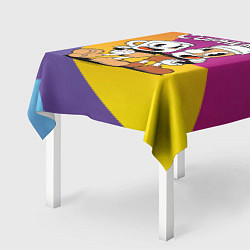 Скатерть для стола Cuphead Show Чашечки, цвет: 3D-принт — фото 2