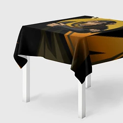 Скатерть для стола Обезьяна с золотой цепью, цвет: 3D-принт — фото 2
