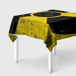 Скатерть для стола STALKER радиационная опасность, цвет: 3D-принт — фото 2