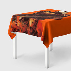 Скатерть для стола Думгай с головой - Doom, цвет: 3D-принт — фото 2