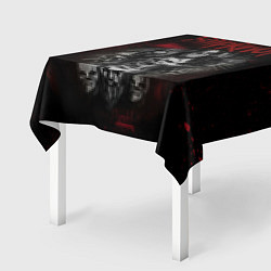 Скатерть для стола Slipknot dark red, цвет: 3D-принт — фото 2