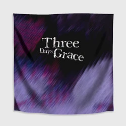 Скатерть для стола Three Days Grace lilac, цвет: 3D-принт