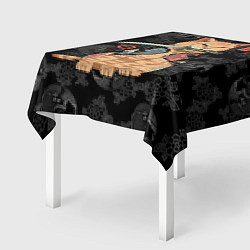 Скатерть для стола Кот самурай - Якудза, цвет: 3D-принт — фото 2