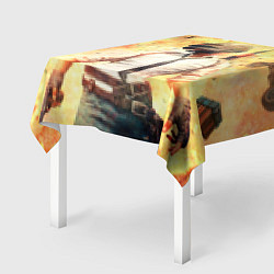 Скатерть для стола ПАБГ взрыв, цвет: 3D-принт — фото 2