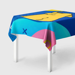 Скатерть для стола Желтый слон вид сзади, цвет: 3D-принт — фото 2