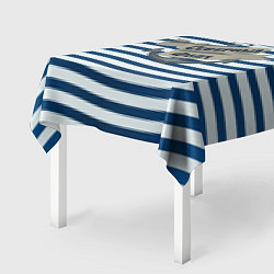 Скатерть для стола Северный флот, тельняшка, цвет: 3D-принт — фото 2