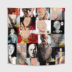 Скатерть для стола Saitama - many faces, цвет: 3D-принт