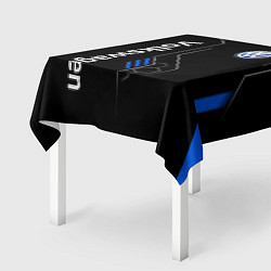 Скатерть для стола Volkswagen - blue technology, цвет: 3D-принт — фото 2