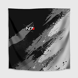 Скатерть для стола N7 - mass effect monochrome, цвет: 3D-принт