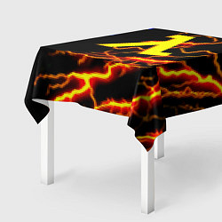 Скатерть для стола Half Life молнии шторм, цвет: 3D-принт — фото 2