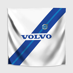 Скатерть для стола Volvo - white and blue, цвет: 3D-принт