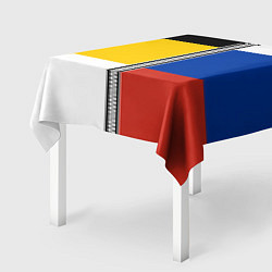 Скатерть для стола Россия - патриот, цвет: 3D-принт — фото 2