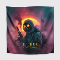 Скатерть для стола Stalker 2 радиоактивный фон, цвет: 3D-принт