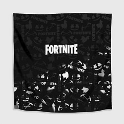 Скатерть для стола Fortnite pattern black, цвет: 3D-принт