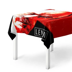 Скатерть для стола Red Lenin, цвет: 3D-принт — фото 2