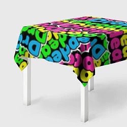 Скатерть для стола Drop Dead: Acid Pattern, цвет: 3D-принт — фото 2