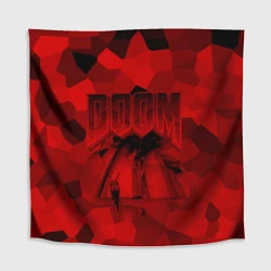 Скатерть для стола DOOM: Red Polygon, цвет: 3D-принт