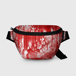 Поясная сумка Кровь акварельная на Хеллоуин, цвет: 3D-принт