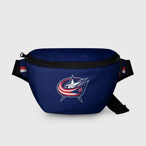 Поясная сумка Columbus Blue Jackets / 3D-принт – фото 1