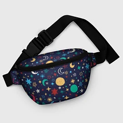 Поясная сумка Звездное небо, цвет: 3D-принт — фото 2