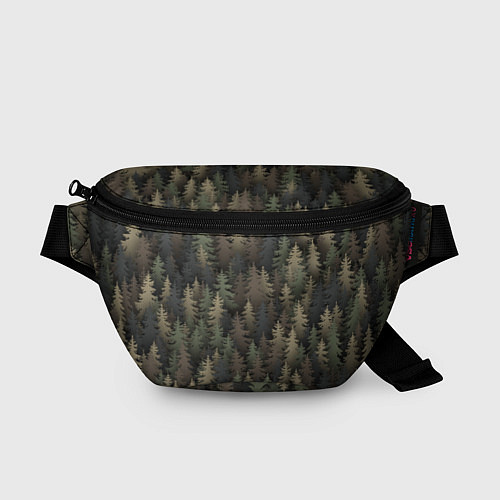 Поясная сумка Лесной камуфляж / 3D-принт – фото 1