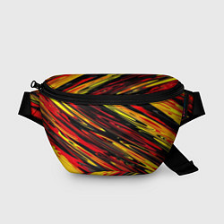 Поясная сумка Темные полоски, цвет: 3D-принт