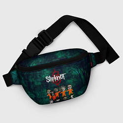 Поясная сумка Группа Slipknot, цвет: 3D-принт — фото 2