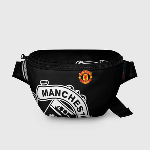 Поясная сумка Man United: Black Collection / 3D-принт – фото 1