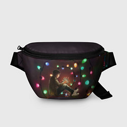 Поясная сумка Парень с лампочками, цвет: 3D-принт