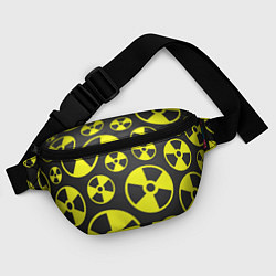 Поясная сумка Радиация, цвет: 3D-принт — фото 2