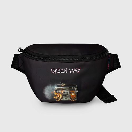 Поясная сумка Green Day магнитофон в огне / 3D-принт – фото 1
