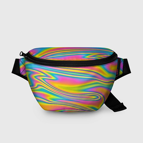Поясная сумка Абстрактные разводы цвета / 3D-принт – фото 1