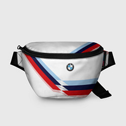 Поясная сумка BMW БМВ WHITE, цвет: 3D-принт