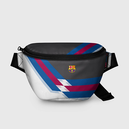 Поясная сумка Barcelona FC: White style / 3D-принт – фото 1