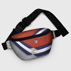 Поясная сумка Atletico FC: Grey style, цвет: 3D-принт — фото 2