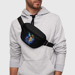 Поясная сумка Retro Pikachu, цвет: 3D-принт — фото 2