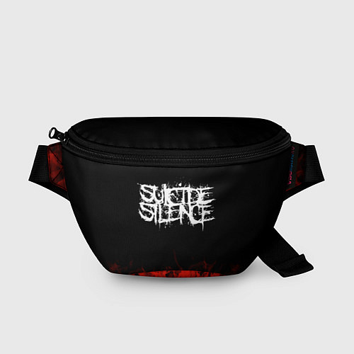 Поясная сумка Suicide Silence: Red Flame / 3D-принт – фото 1
