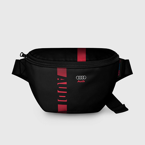 Поясная сумка Audi: Black Sport / 3D-принт – фото 1