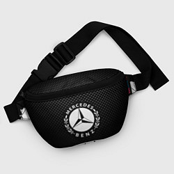 Поясная сумка Mercedes-Benz: Black Side, цвет: 3D-принт — фото 2