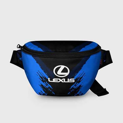 Поясная сумка Lexus: Blue Anger / 3D-принт – фото 1