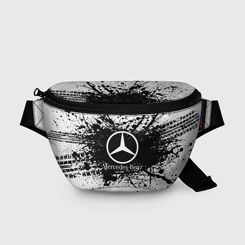 Поясная сумка Mercedes-Benz: Black Spray / 3D-принт – фото 1