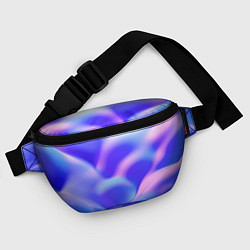 Поясная сумка Neon Waves, цвет: 3D-принт — фото 2